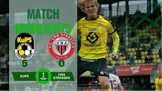 KUPS 5 0 UNA STRASSEN FULL HIGHLIGHTS | UEFA CONFERENCE LEAGUE 1ST QF ROUND | 18-07-2024