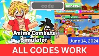 *All CODES WORK* Anime Combats Simulator ROBLOX, June 14, 2024