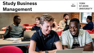 Study Business Management at York St John University