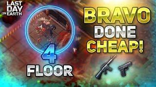 CHEAPEST WAY TO CLEAR BUNKER BRAVO FLOOR 4! - MAP GUIDE INCLUDED! - Last Day on Earth: Survival