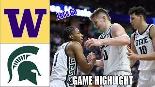 Washington Huskies vs Michigan State Spartans GAME HIGHLIGHT  | Jan 9, 2025 Men's College Basketball