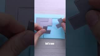 Can you solve this simple looking 2D puzzle? #toys #mechanicalpuzzle