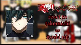 Tokyo revengers || react to || takemichi as || itoshi Rin 