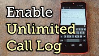 Get an Unlimited Call Log on Your Android Phone [How-To]