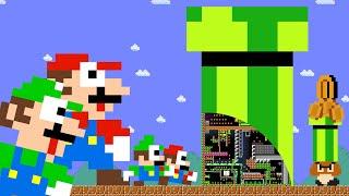 Kan105 Frame: Tiny Luigi, Tiny Mario Vs The Giant Pipe Maze Escape - Mario Game Animation