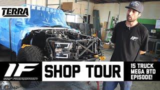 Izzy Fab Shop Tour. We go over ALL the trucks they are working on!