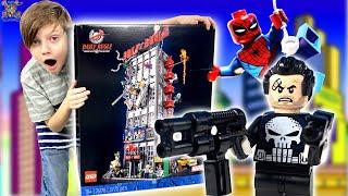 НИКИТА РАСПАКОВЫВАЕТ LEGO MARVEL SPIDER-MAN РЕДАКЦИЯ «ДЕЙЛИ БЬЮГЛ» - ЧАСТЬ 1! ГДЕ ЧЕЛОВЕК-ПАУК?