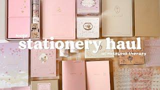 Huge Stationery Haul w/ Notebook Therapy 