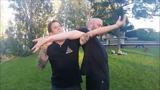 B3K SD - Kali Silat Jitsu - Strikes & Armlocks chain - Outdoor Technical session - Drills by ELB