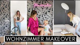 Wohnzimmer Make-Over - was sich bei uns verändert hat...Teppich, Stühle, Tapete & viel DIY Deko