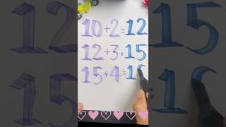Let’s plus numbers #shorts #abc #numbers #maths #viralvideo