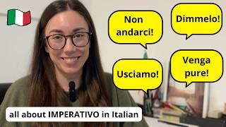 everything you need to know about IMPERATIVO in Italian language (Subtitles)