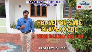 House for Sale at olavakkode Near Railway junction #PROPERTY ID :2331