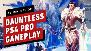 11 Minutes of Dauntless PS4 Pro Gameplay