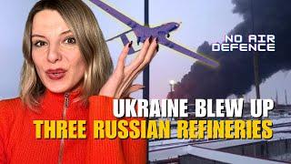 UKRAINE BLEW UP THREE RUSSIAN REFINERIES: POWERLESS RUSSIA'S AIR DEFENCE Vlog 624: War in Ukraine