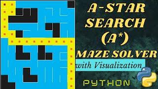 A-Star A* Search in Python [Python Maze World- pyamaze]