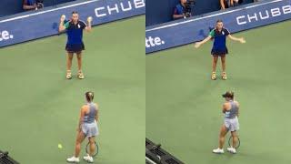 US Open 2024 - Yulia Putintseva's bad behaviour with a ballgirl at the US Open