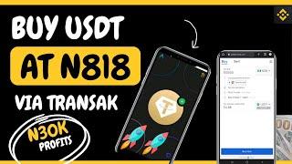 Buy USDT At N818 On Transak,NGN Card Arbitrage - Earn 30k Profits Instantly (Arbitrage Opportunity)