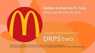 McDonalds Radio Commercial 2022 30s (Philippines)