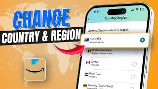 How to Change the Country and Region on Amazon App from iPhone | Change Location in Amazon App