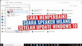 How to Fix Lost Sound After Windows 10 Update