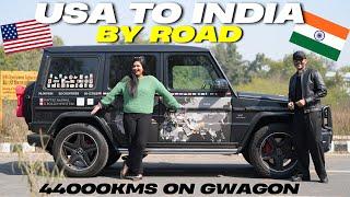 G WAGON ले आए 44000KM - USA TO INDIA BY ROAD 