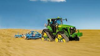 John Deere 8RX 410 & Lemken Karat 10 | HARD WORKING IN HILLS