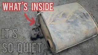 What's Inside a Stock BMW Exhaust Muffler | BMW e39 Muffler