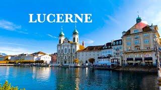 Lucerne Switzerland | Switzerland 4K | Switzerland Tour | Switzerland Vlog | Switzerland Travel | 4K