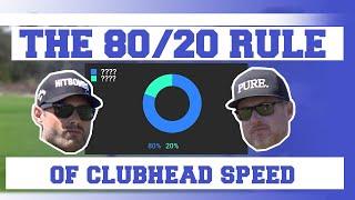 The 80/20 Rule For Clubhead Speed w/ Dana Dahlquist