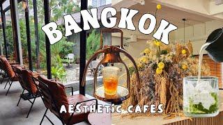 Bangkok Vlog  Aesthetic Cafes in Bangkok + Cafe Hopping + Coffee Shopping Haul (Thailand 2023)