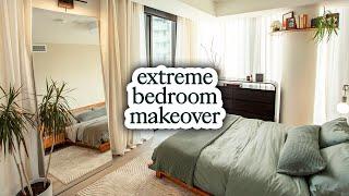 EXTREME cozy bedroom makeover *on a budget*