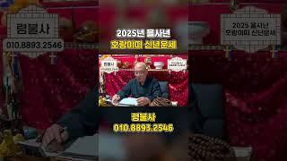 2025년 을사년 호랑이띠 신년운세!! #신년운세