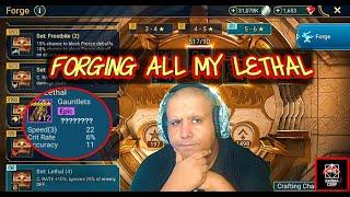 Gambling on LETHAL SET,  Can I get any upgrades ? | Raid Shadow Legends