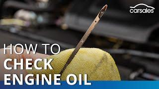 How to check your car's engine oil at home @carsales