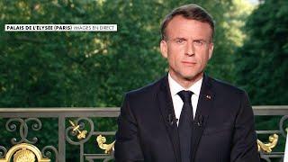  Emmanuel Macron annonce la dissolution de l'Assemblée nationale