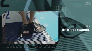 New | Swim Training Fins | Open Heel Training Mad Wave
