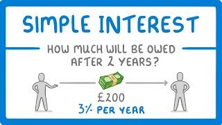 GCSE Maths - How to Calculate Simple Interest #95