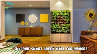 SkyGrow Smart Green Wall Structures for Indoors