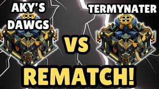 Aky's Dawgs vs Termynater REMATCH | Hard Mode Friendly | Clash of Clans