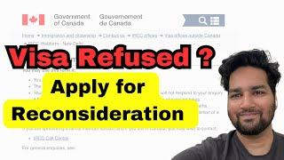 How to Submit a Reconsideration Request for Visa Refusal | Step-by-Step Guide