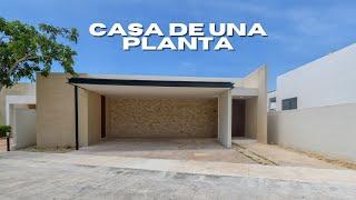 ¡Casa de una planta en venta al norte de Mérida! En privada con amenidades y seguridad