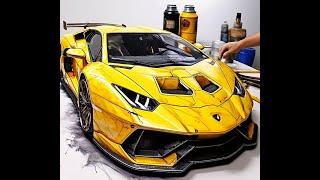 Покраска модели Lamborghini Veneno