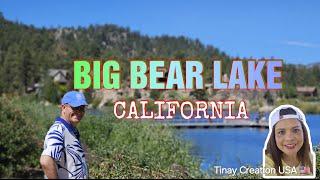 BIG BEAR LAKE ON A TOUR DAY CRUISE | VISITING A MAN-MADE LAKE IN CALIFORNIA #tinaycreationusa