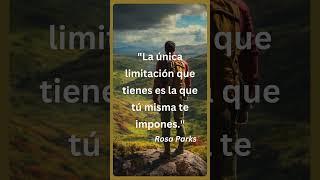 La única limitación que tienes es la que tú misma te impones #frasesinteligentes #shortsyoutube