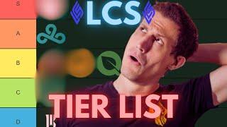 LCS TIER LIST | CaptainFlowers