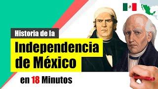 Historia de la INDEPENDENCIA de MÉXICO - Resumen | Causas, desarrollo y consecuencias.