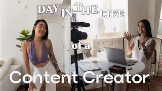 Day In The Life of a Content Creator (My PC Set Up, Editing, Shooting, and more!)