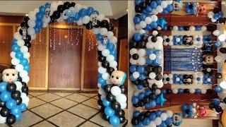 Boss baby normal theme decoration ideas with birthday party decoration balloon decoration