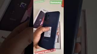 Samsung galaxy A13 unboxing and look #shorts